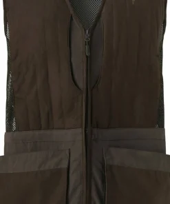 Pinewood Shooting Vest Suede Brown