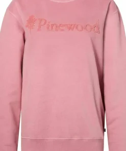 Pinewood Unisex Värnamo Pinewood Logo Sweater Dusty Pink