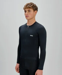 POC Men's Cadence Long Sleeve Cycling Jersey Uranium Black