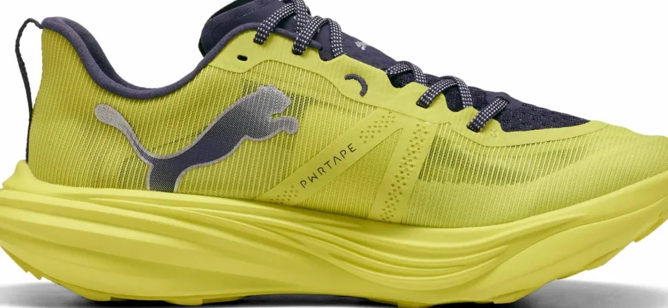 Puma Men's Deviate Nitro Elite Trail Lux Lime-deep Plum