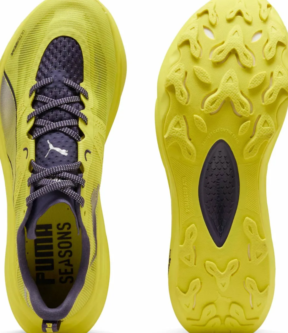Puma Men's Deviate Nitro Elite Trail Lux Lime-deep Plum