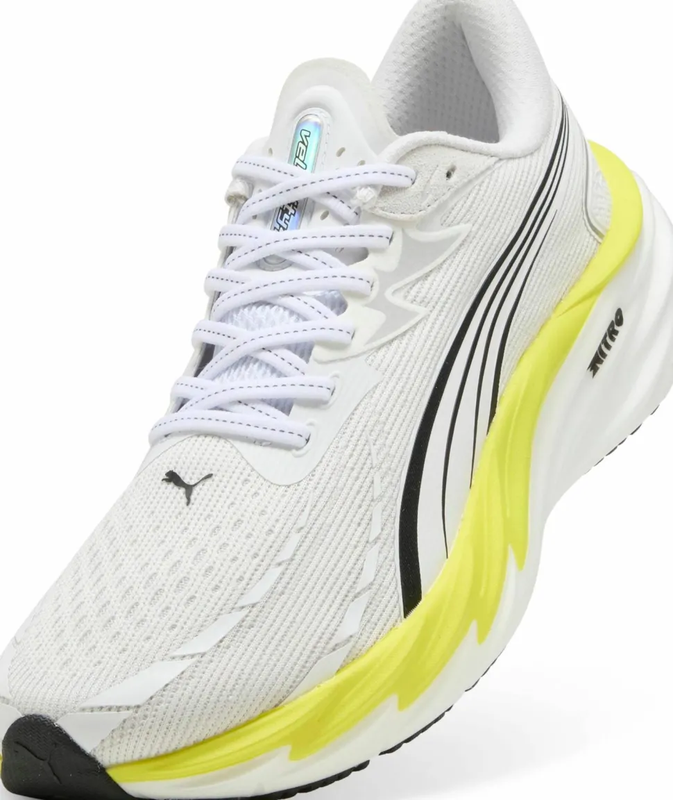 Puma Men's Velocity Nitro 4 Puma White-lux Lime