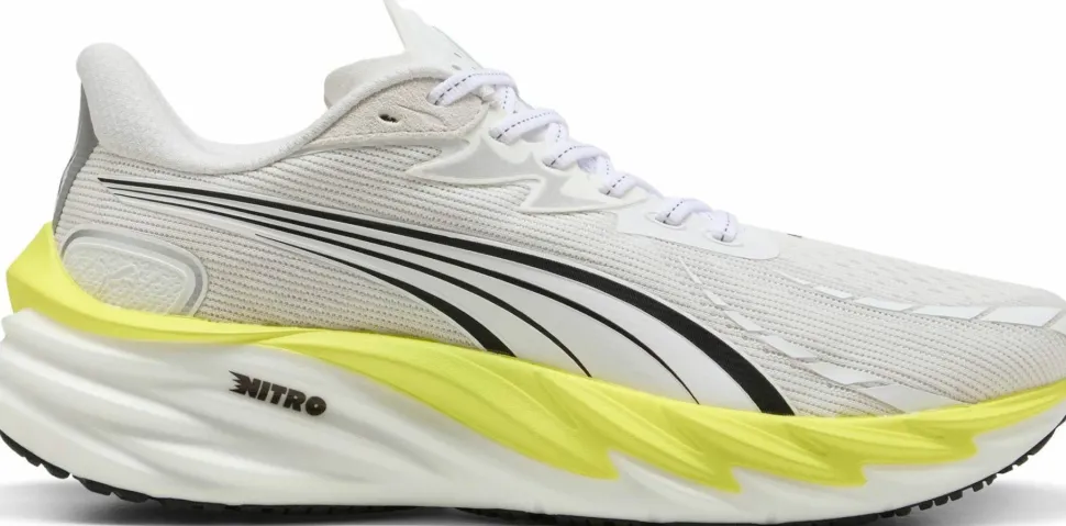 Puma Men's Velocity Nitro 4 Puma White-lux Lime
