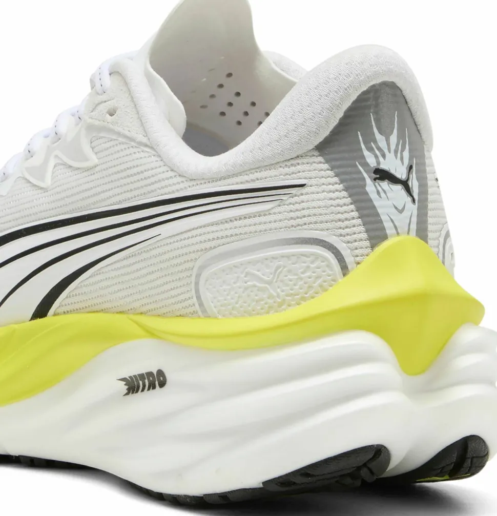 Puma Men's Velocity Nitro 4 Puma White-lux Lime