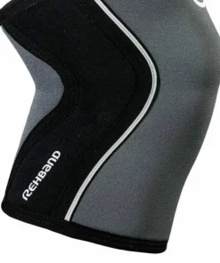 Rehband Rx Knee-Sleeve 5mm Black/Steel Grey