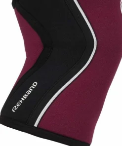 Rehband Rx Knee-Sleeve 5mm Black/Burgundy