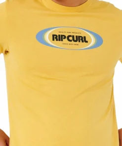 Rip Curl Men's Yo Mumma Tee Ochre