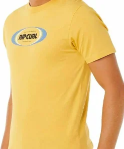 Rip Curl Men's Yo Mumma Tee Ochre