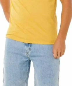 Rip Curl Men's Yo Mumma Tee Ochre