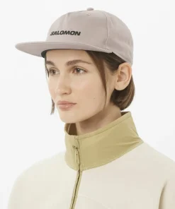 Salomon Logo Flat Cap Etherea