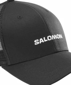 Salomon Logo Trucker Cap Deep Black