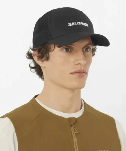 Salomon Logo Trucker Cap Deep Black