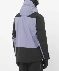 Salomon Men's Absolute 3L Jacket Blue Granite/Deep Black