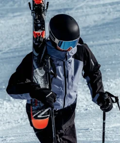 Salomon Men's Absolute 3L Jacket Blue Granite/Deep Black