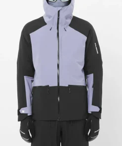 Salomon Men's Absolute 3L Jacket Blue Granite/Deep Black