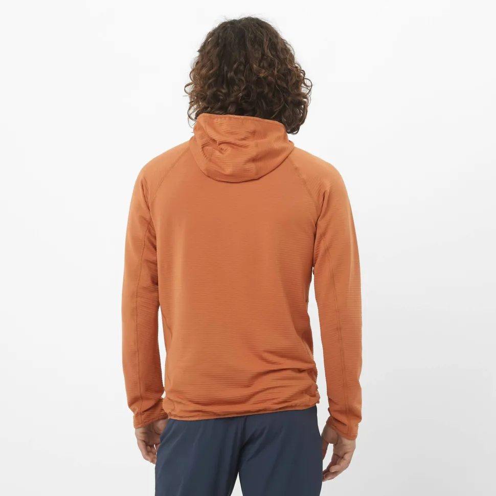Salomon Men's Essential Lightwarm Hoodie Sierra