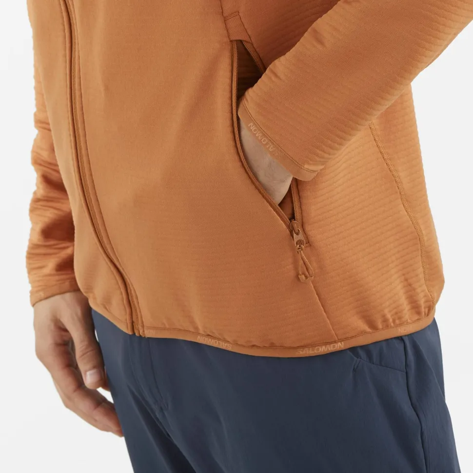 Salomon Men's Essential Lightwarm Hoodie Sierra