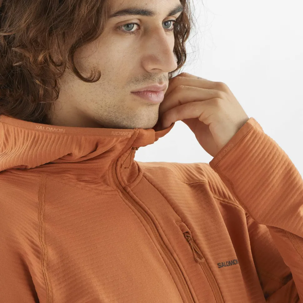 Salomon Men's Essential Lightwarm Hoodie Sierra