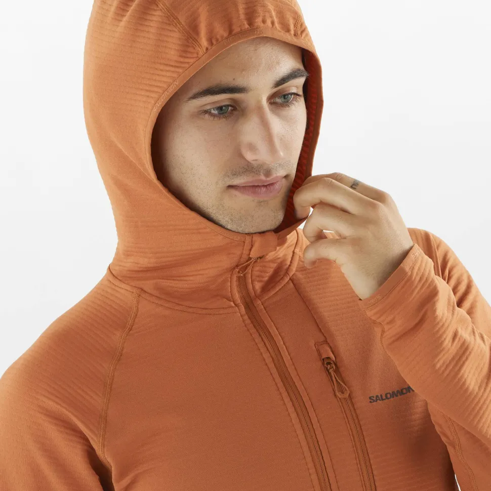 Salomon Men's Essential Lightwarm Hoodie Sierra