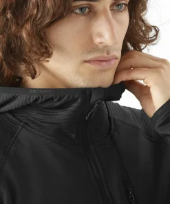 Salomon Men's Essential Lightwarm Hoodie Deep Black