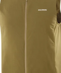 Salomon Men's Mountain Flex Hybrid Vest Brilliant Olive