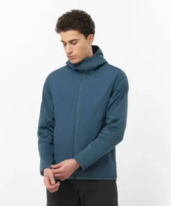Salomon Men's Outline Hybrid Warm Midnight Navy