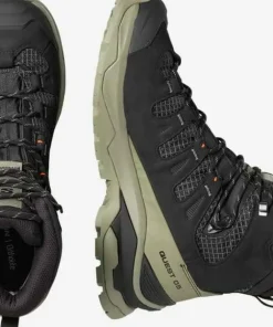 Salomon Men's Quest 5 GORE-TEX Black/Deep Lichen Green/Black