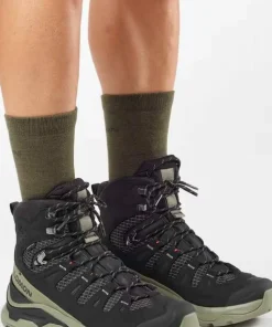 Salomon Men's Quest 5 GORE-TEX Black/Deep Lichen Green/Black