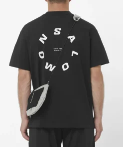 Salomon Men's Round Logo Graphic Deep Black