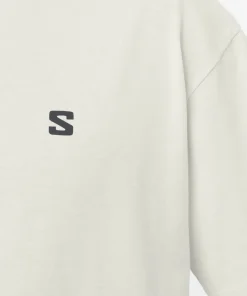 Salomon Men's Round Logo Graphic Whisper White