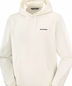 Salomon Men's Salomon Logo Hoodie Whisper White