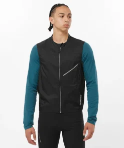 Salomon Men's Sense Aero Wind Vest Deep Black