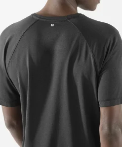 Salomon Men's Shkout Core Short Sleeve Tee Deep Black