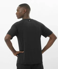 Salomon Men's Shkout Core Short Sleeve Tee Deep Black