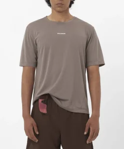 Salomon Men's Shkout Core Short Sleeve Tee Iron