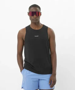 Salomon Men's Shkout Core Tank Deep Black