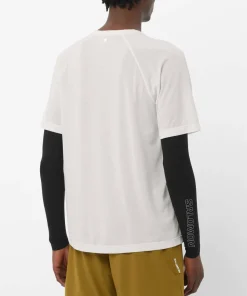 Salomon Men's Shkout Core Short Sleeve Tee Whisper White