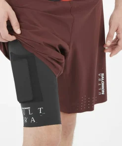 Salomon Men's S/Lab Salomon Ultra 2in1 Decadent Chocolate/Vanilla Ice