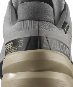 Salomon Men's Speedcross 6 GORE-TEX Gull/White Pepper/Black