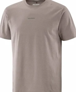 Salomon Men's Trackline Short Sleeve Tee Iron