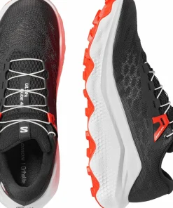 Salomon Men's Ultra Glide 4 Black/White/Fiery Red