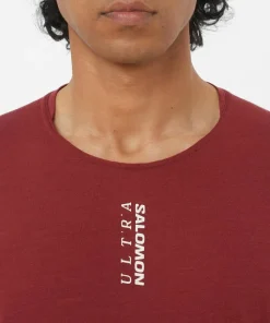 Salomon Men's Ultra SS Tee Syrah