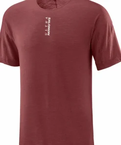 Salomon Men's Ultra SS Tee Syrah