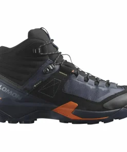 Salomon Men's X Ultra Alpine Mid GORE-TEX Blue Nights/Black/Red Orange