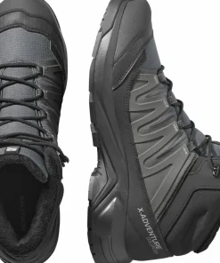 Salomon Men's X-Adventure Coldrush Waterproof Asphalt/Black/Alloy