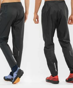 Salomon Unisex Bonatti Waterproof Pant Deep Black