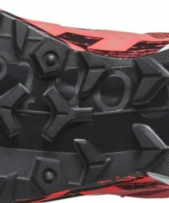 Salomon Unisex Spikecross 6 GORE-TEX Cow Hide/Black/Fiery Coral