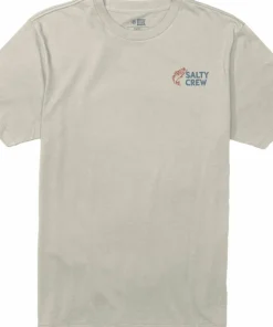 Salty Crew Men's Bait Shop SS Tee Moonbeam