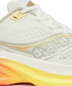 Saucony Men's Endorphin Speed 5 Wide Ivory/fire