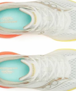 Saucony Men's Endorphin Speed 5 Wide Ivory/fire